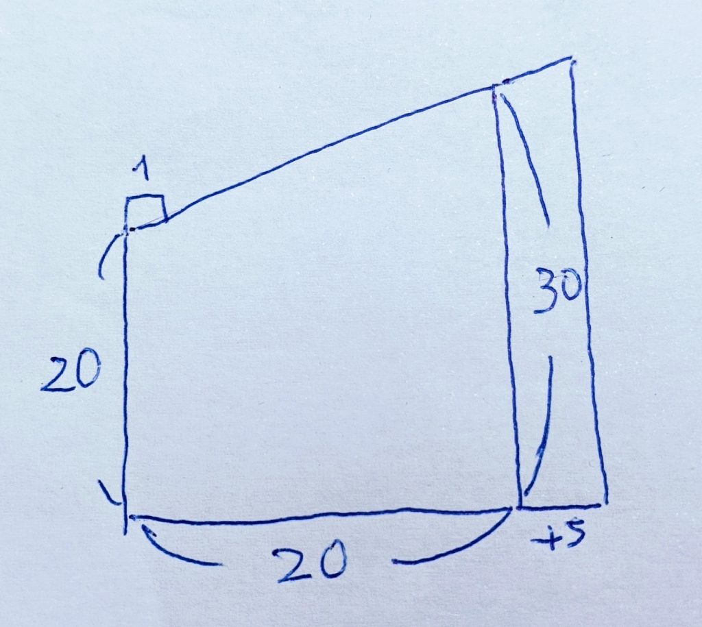 手書きの設計図